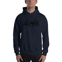 Classic Alpha Cornhole Hoodie - Black Logo